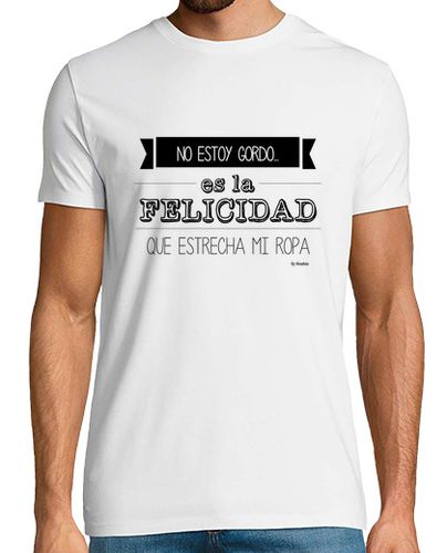 Camiseta Camiseta para chicos "La felicidad estrecha la ropa" - latostadora.com - Modalova