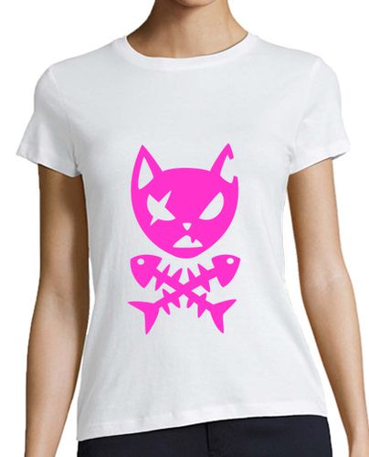 Camiseta mujer Gato Pirata - latostadora.com - Modalova
