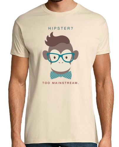 Camiseta Hombre Manga Corta Mono Hipster laTostadora - latostadora.com - Modalova