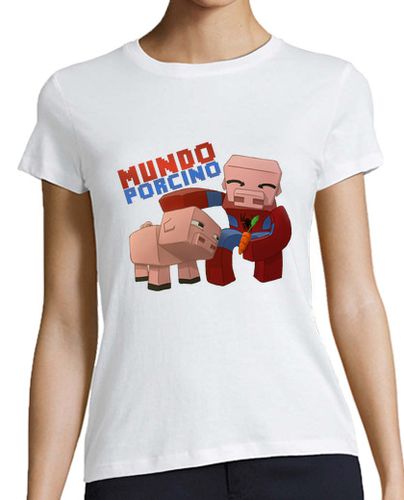 Camiseta mujer Mundo Porcino - latostadora.com - Modalova