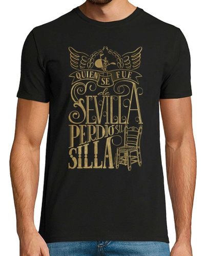 Camiseta Hombre Manga Corta Quien se fue de Sevilla... laTostadora - latostadora.com - Modalova