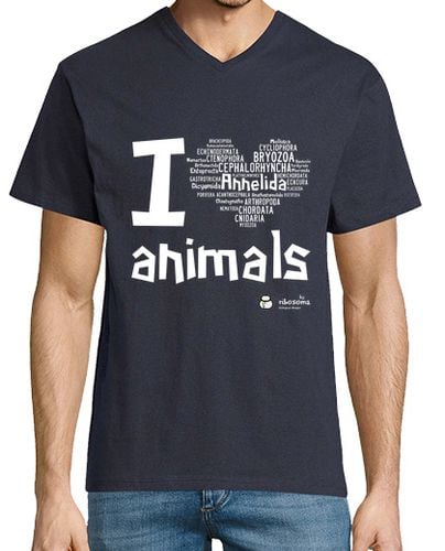 Camiseta Hombre Cuello Pico I ❤ animals laTostadora - latostadora.com - Modalova