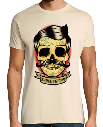 Camiseta Hombre Manga Corta Old Skull !!! laTostadora - latostadora.com - Modalova