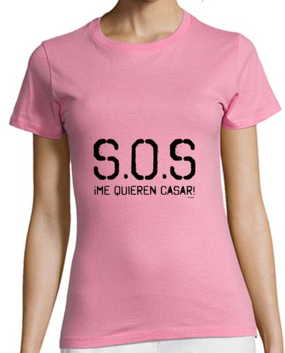 Camiseta mujer Camiseta para novias S.O.S ¡Me quieren casar! - latostadora.com - Modalova