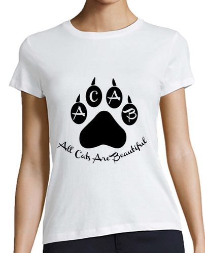 Camiseta Mujer Manga Corta Chica - All Cats Are Beautiful laTostadora - latostadora.com - Modalova