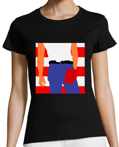 Camiseta mujer Camiseta Mujer - Born in the USA - latostadora.com - Modalova