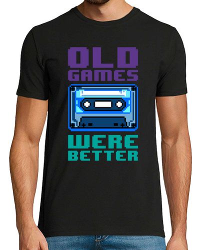 Camiseta Hombre Manga Corta Old games were better (cassette) laTostadora - latostadora.com - Modalova