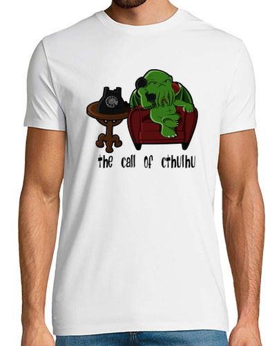 Camiseta Hombre Manga Corta The call of Cthulhu (para blanco) laTostadora - latostadora.com - Modalova