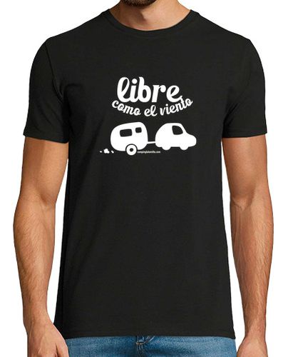 Camiseta Libre como el viento: caravana camping - latostadora.com - Modalova