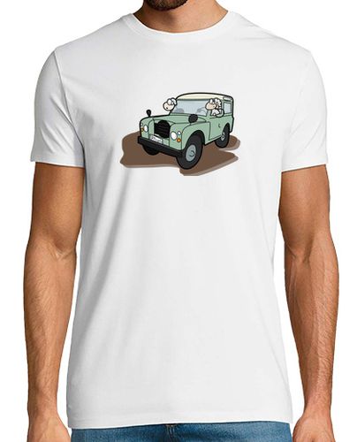 Camiseta Ovejas en Land Rover - latostadora.com - Modalova