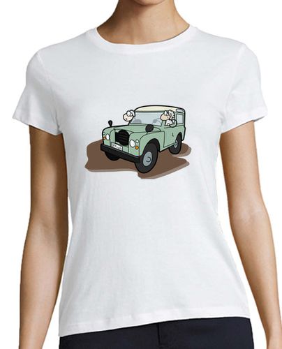 Camiseta mujer Ovejas en Land Rover laTostadora - latostadora.com - Modalova