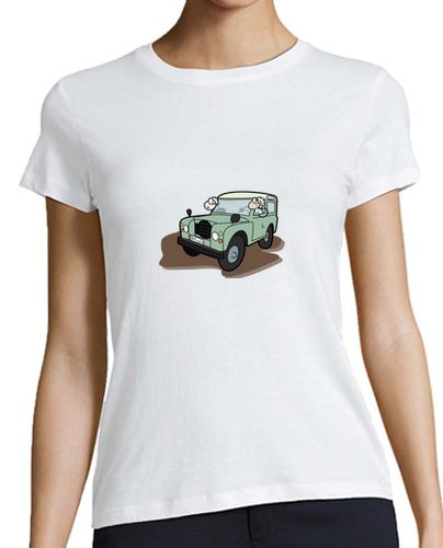 Camiseta mujer Ovejas en Land Rover - latostadora.com - Modalova