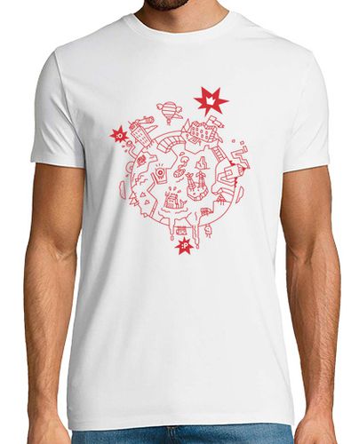 Camiseta Hombre Manga Corta Mundo Raro laTostadora - latostadora.com - Modalova