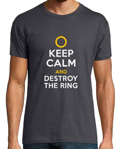 Camiseta Mantener la calma y destruir el anillo - latostadora.com - Modalova
