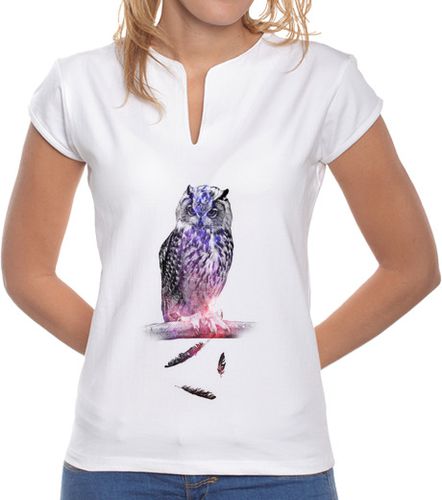 Camiseta mujer Buho psicodelico laTostadora - latostadora.com - Modalova