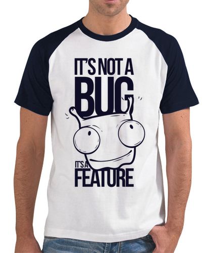 Camiseta Hombre Estilo Béisbol It's not a bug, It's a Feature laTostadora - latostadora.com - Modalova