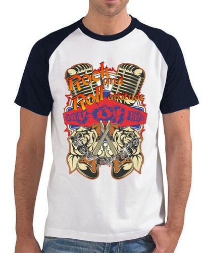 Camiseta Hombre Estilo Béisbol RnR attitude laTostadora - latostadora.com - Modalova