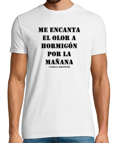 Camiseta Hombre Manga Corta Camiseta para arquitectos - Hormigón black - Cosas de Arquitectos laTostadora - latostadora.com - Modalova