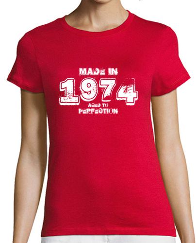 Camiseta mujer 1974 HardRock Blanco - latostadora.com - Modalova
