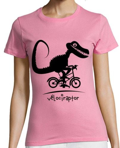 Camiseta Mujer Manga Corta Velociraptor laTostadora - latostadora.com - Modalova