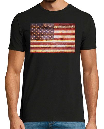 Camiseta Bandera USA - latostadora.com - Modalova