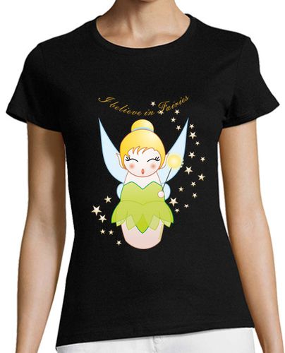 Camiseta mujer Campanilla, I believe in fairies - latostadora.com - Modalova