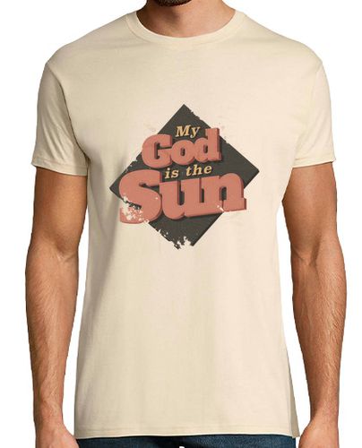 Camiseta mi dios es el hombre la camisa del sol - latostadora.com - Modalova