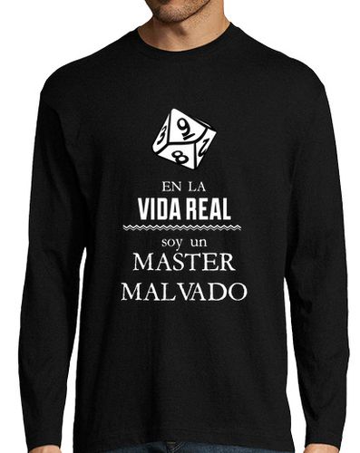 Camiseta Hombre Manga Larga En la Vida Real soy un Master Malvado laTostadora - latostadora.com - Modalova