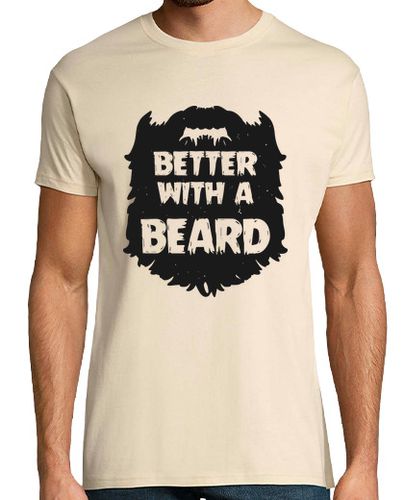 Camiseta Better with a beard - Chico - latostadora.com - Modalova