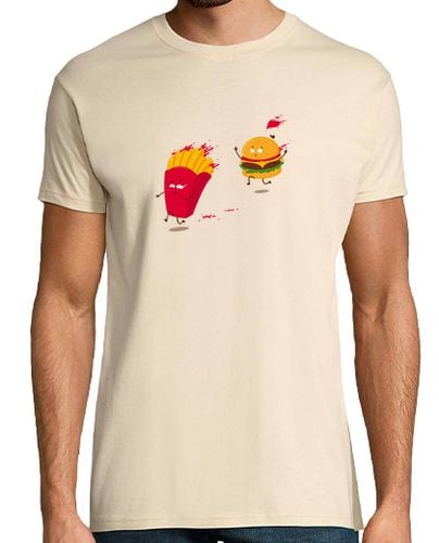 Camiseta Hombre Manga Corta historia de comida rápida laTostadora - latostadora.com - Modalova