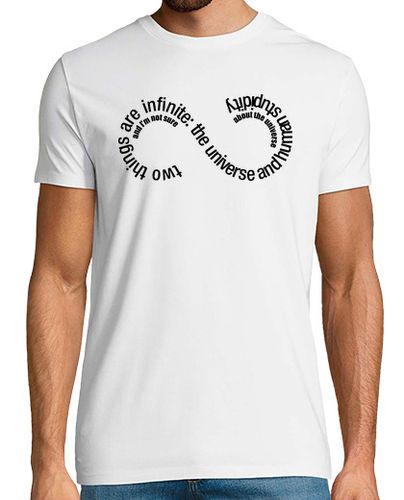 Camiseta Hombre Manga Corta Infinite stupidity laTostadora - latostadora.com - Modalova