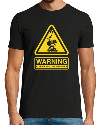 Camiseta WARNING Risk of God of Thunder - latostadora.com - Modalova