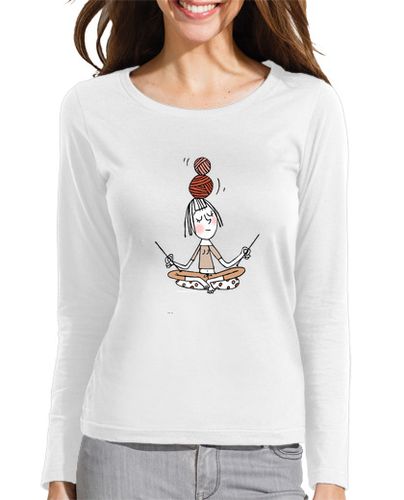 Camiseta mujer Camiseta manga larga Knit. Purl. Relax - latostadora.com - Modalova