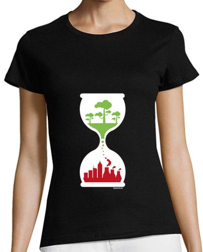 Camiseta mujer Reloj ecológico - latostadora.com - Modalova