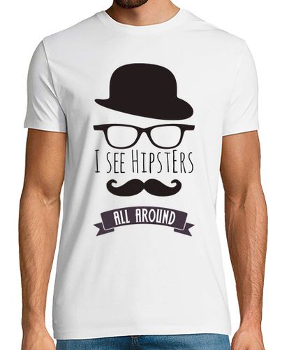 Camiseta Hombre Manga Corta I see hipsters all around! laTostadora - latostadora.com - Modalova