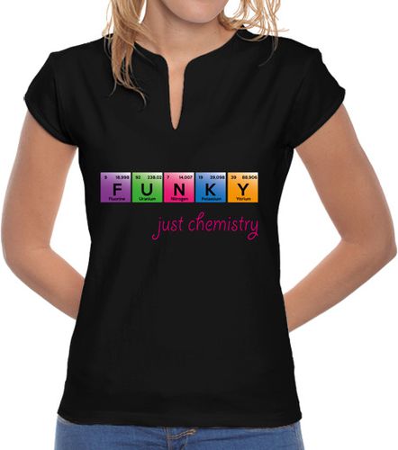 Camiseta Mujer Cuello Mao Funky just chemistry laTostadora - latostadora.com - Modalova