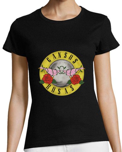 Camiseta mujer gansos rosas - latostadora.com - Modalova