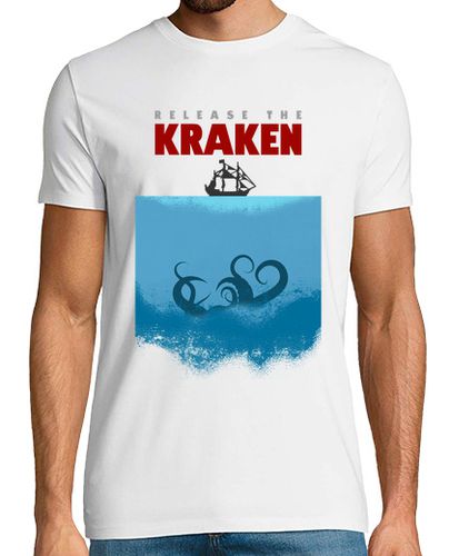 Camiseta Hombre Manga Corta ¡Liberad al Kraken! laTostadora - latostadora.com - Modalova