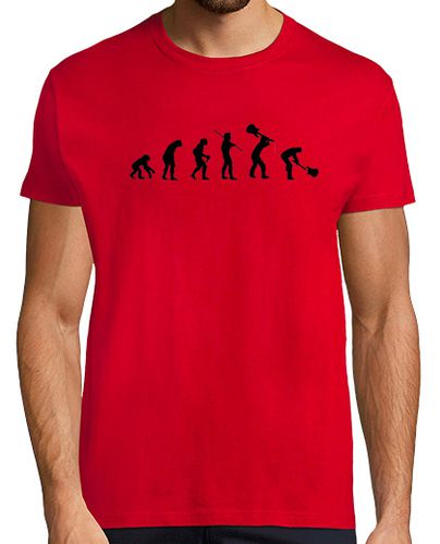 Camiseta Hombre Manga Corta Evolución Rock laTostadora - latostadora.com - Modalova