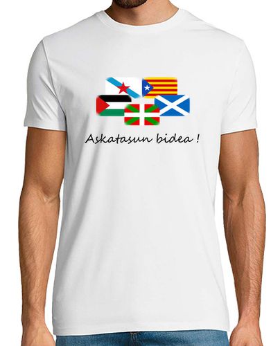 Camiseta Askatasun bidea beltz - latostadora.com - Modalova