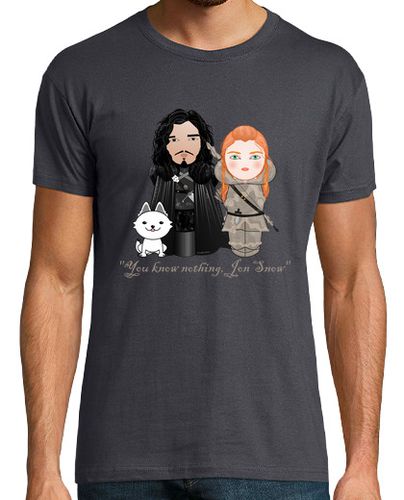 Camiseta Kokeshis Jon Snow e Ygritte laTostadora - latostadora.com - Modalova