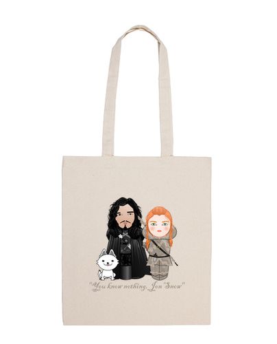 Bolsa Kokeshis Jon Snow e Ygritte laTostadora - latostadora.com - Modalova