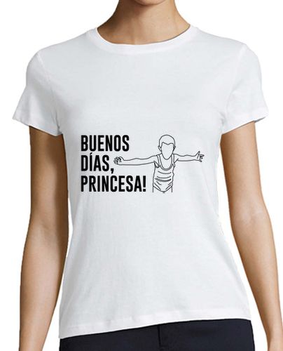 Camiseta mujer Buenos días - Chica laTostadora - latostadora.com - Modalova