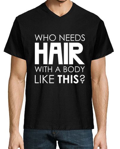 Camiseta que necesita el pelo con un cuerpo como este - latostadora.com - Modalova
