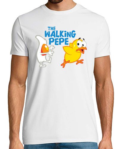 Camiseta Hombre Manga Corta The Walking Pepe - Pollito y Huevo laTostadora - latostadora.com - Modalova