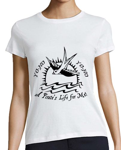 Camiseta mujer A Pirate Life for Me! - latostadora.com - Modalova