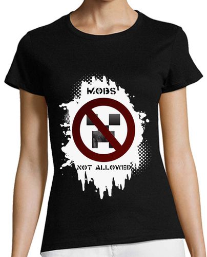 Camiseta mujer Mobs not allowed. Camiseta chica - latostadora.com - Modalova