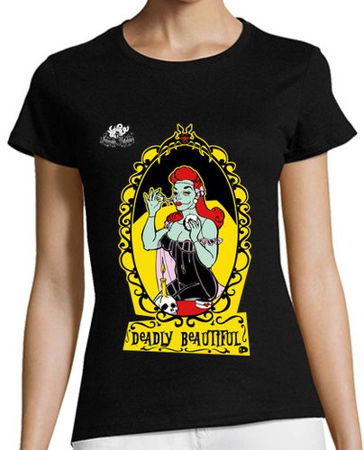 Camiseta Mujer Manga Corta Zombie Pinup laTostadora - latostadora.com - Modalova