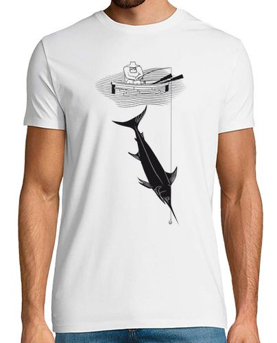 Camiseta El viejo y el mar (Ernest Hemingway) - latostadora.com - Modalova