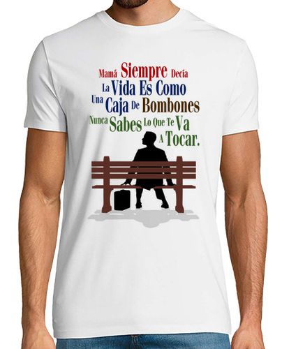 Camiseta Forrest Gump - Mama siempre decía - latostadora.com - Modalova